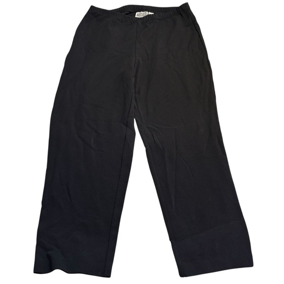 Chico's Pants - Chico's Ankle Pants Sz 1 (Med) Black Stretchy Elastic Waist Vintage Classic